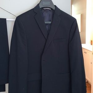 Boys size 18R Marc New York navy blue suit